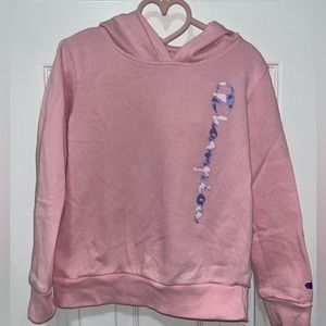 Girl sweater with Hoodie, Champion, size 6